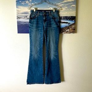 Abercrombie kids low rise flare jeans